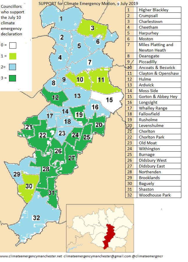 wards supporting july 10 as of july 9